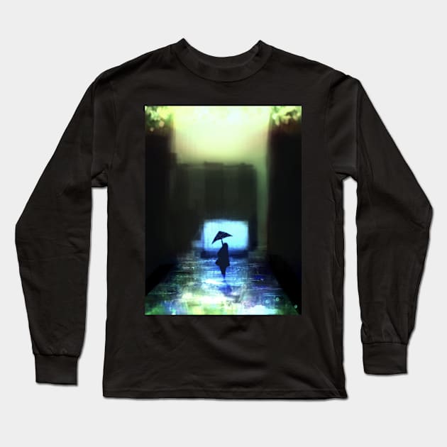 Blue Reflections Long Sleeve T-Shirt by JHeavenor